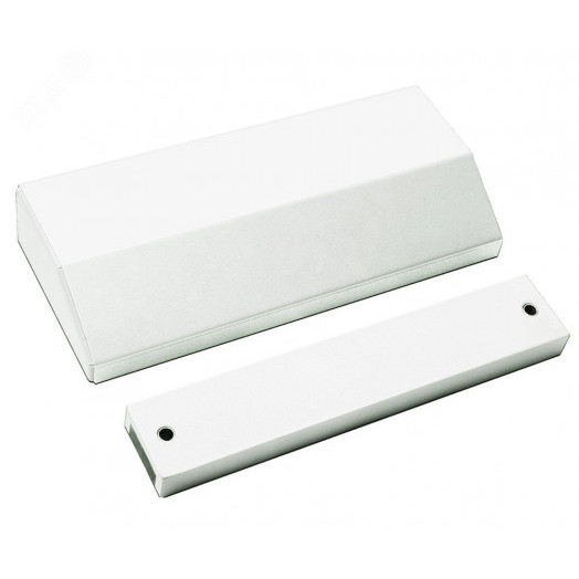 Замок электромагнитный ALM-250FT-12V, усилие удержания якоря 250 кгс, влагозащищенный, белый