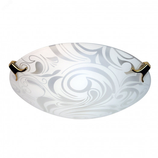 Светильник НПБ-01-60-130 М15 Иней 250 матовый белый /клипсы золото индивидуальная упаковка