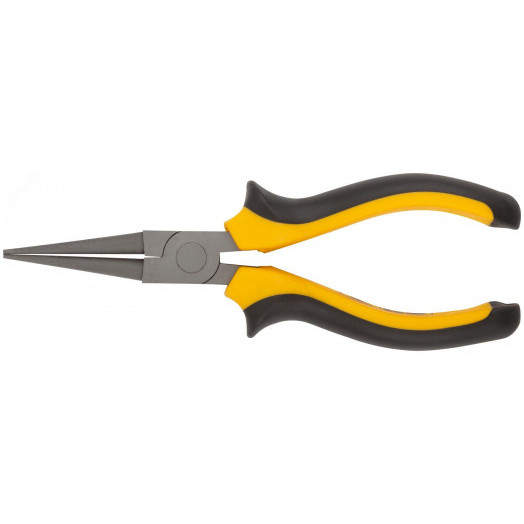 Круглогубцы ''Стайл'', мягкие прорезиненные ручки, молибденовое покрытие 165 мм