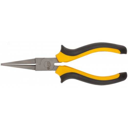 Круглогубцы ''Стайл'', мягкие прорезиненные ручки, молибденовое покрытие 165 мм