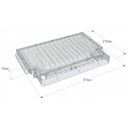 Светильник светодиодный ДО-50Вт, IP65, 5000К, 6700Лм, 120°, 220В, Star