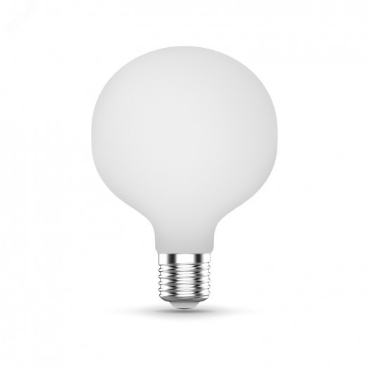 Лампа светодиодная филаментная LED 10 Вт 1100 лм 4100К AC185-265В E27 шар G95 нейтральный матовая колба Black Filament Gauss