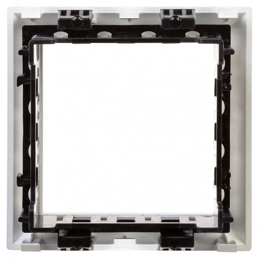 Avanti Рамка-суппорт  для In-liner Front серебристый металлик 2модуля