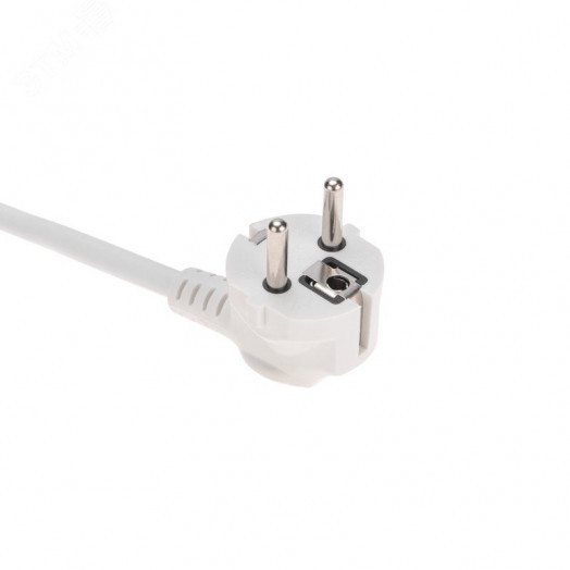 Удлинитель PREMIUM 6 гнезд, 5 м, 3х1,5 мм2, с/з, с выключателем, белый