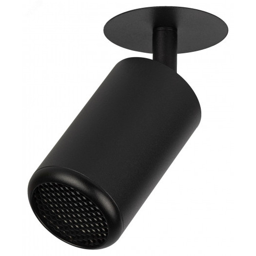 Светильник встраиваемый алюминиевый KL106 BK MR16 GU5.3 черный матовый