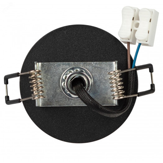 Светильник встраиваемый алюминиевый KL106 BK MR16 GU5.3 черный матовый