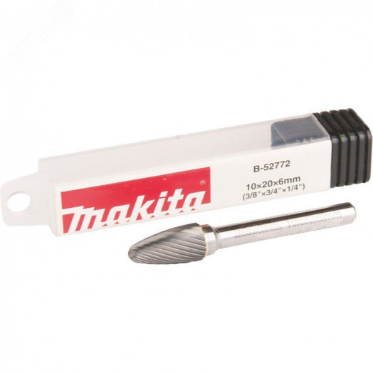 Насадка твердосплавная 10x20x6 для ПШМ (сталь/нержавейка, стандарт. тип, SF)