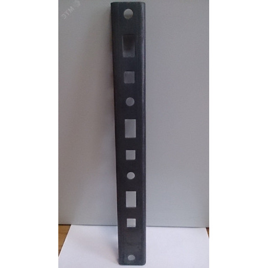 Стойка кронштейна рожкового прямолинейного К1350.001-06 , окрашенная ОС-12-03 П,  8 рожков, L1065мм, S3,0