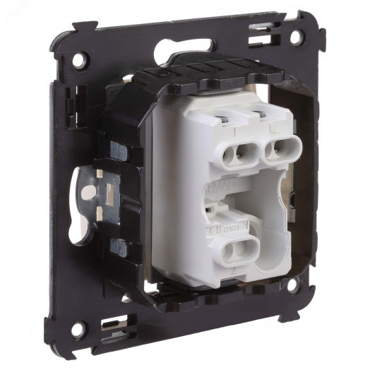 Avanti Выключатель одноклавишный, в стену, Ванильная дымка