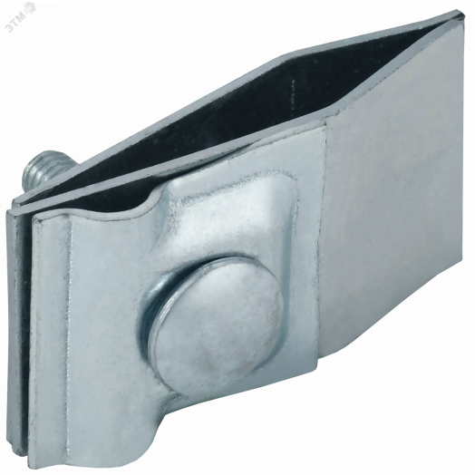 Держатель проводника круглого 6-10мм для фальца прямой h=60мм оцинкованная сталь HDZ IEK