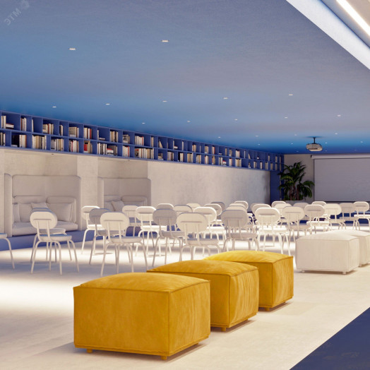 Светильник MS-ATLAS-BUILT-R72-20W Warm3000 (WH-BK, 30 deg, 230V) (, IP20 Металл, 5 лет)