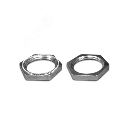 Гайка заземляющая M63x1.5 никелированная латунь