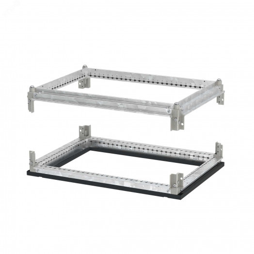 Рамы крыши и дна для шкафов CQE N оцинкованные черные RAL9005 ШхГ 1200x400 мм