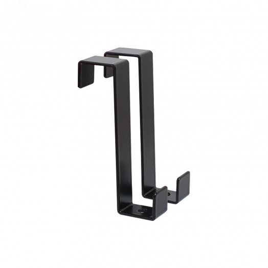 Крючок АЛЛЮР КДН-1 (20х20) черный 2 шт. на дверь мебели навесной