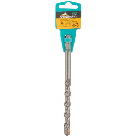 Бур по бетону SDS PLUS с двойной резьбой 12х160 мм