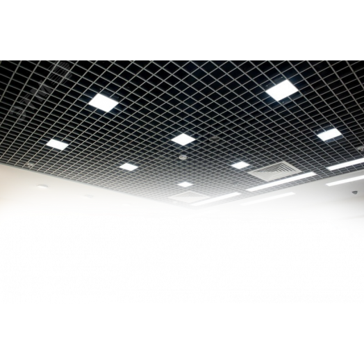 Светильник светодиодный ДВО-18Вт 4000К IP40 DL-Grill CRI90 белый