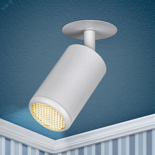 Светильник встраиваемый алюминиевый KL106 WH MR16 GU5.3 белый матовый