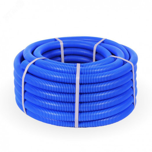 Труба гофрированная ПП тяжелая безгалогенная (HF) с зондом д32