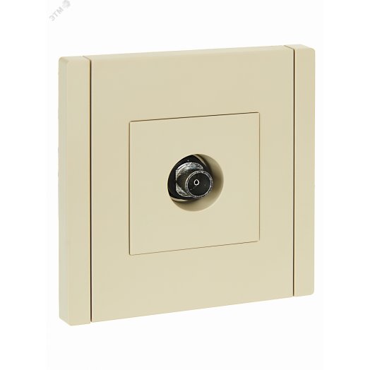 FORTE&PIANO Розетка TV оконечная FP428 ваниль IEK