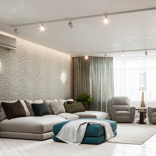 Светильник светодиодный трековый на шинопровод ДПО-18w 4000К 1440Лм белый Feron.ONE