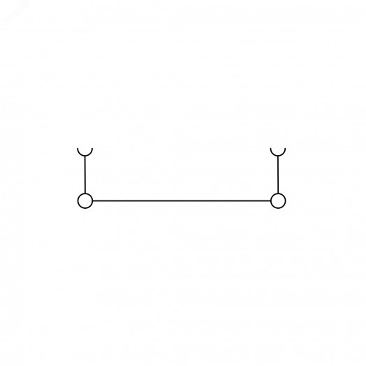 Клемма проходная, болтовой зажим, 2 точки подключения,  300 кв.мм, серая