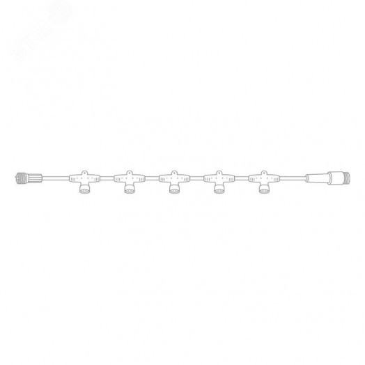 Разветвитель-шина для гирлянд 5 выходов