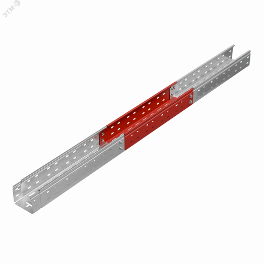 Лоток перф. 80х100х1,5 L6000 мм Быстрый монтаж ПЛЮС