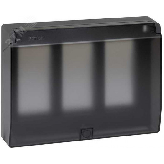 Connect Рамка на 2 S-модуля с крышкой к монт.коробке SBM250, Сима Про, графит