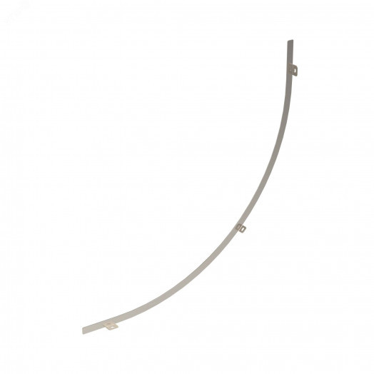 Перегородка SEP для вертикального внутреннего угла 90° H80, R600, цинк-ламель, в комплекте с крепежными элементами необходимыми для монтажа