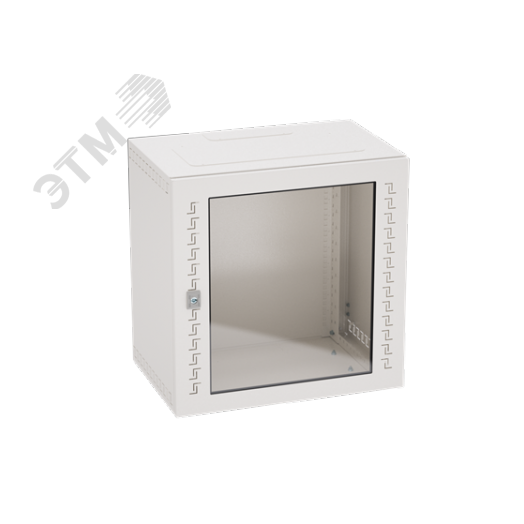 Шкаф телекоммуникационный навесной 16 U (800х600х400) дверь стекло