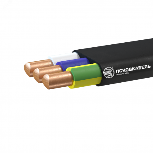 Кабель силовой ВВГ-П 3х2,5ок(N,PE)-0,66