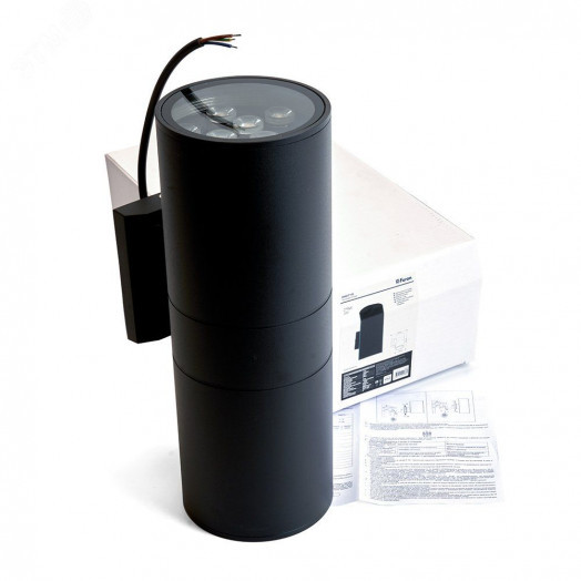 Светильник светодиодный уличный ДБУ-2х9w 2700К IP54 черный