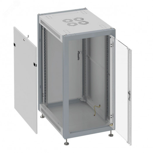 Шкаф монтажный телекоммуникационный напольный 19' 27U передняя дверь стекло. задняя дверь металл. поворотная ручка с замком IP20. 600x800x1330mm(ШхГхВ). цвет серый(RAL7035/RAL7000)