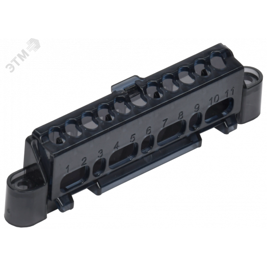 Суппорт для шин в корпус (ширина 6 модулей) TEKFOR