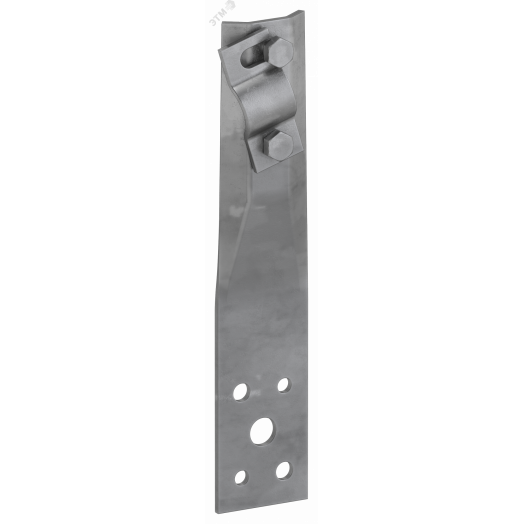 Держатель проводника круглого 6-10мм винтовой прямой h=80мм оцинкованная сталь TD IEK