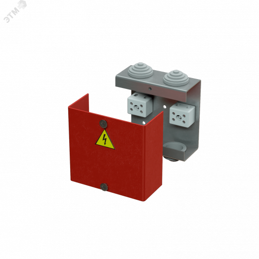 Коробка распределительная огнестойкая КРОПС-ST1, IP41, габаритные размеры 80х80х35 мм, для кабелей сечением до 6 мм2, 2 клеммы