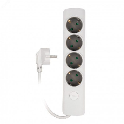 Удлинитель ET-04-140W (4 x 1,4) заземл., выкл.  JAZZway