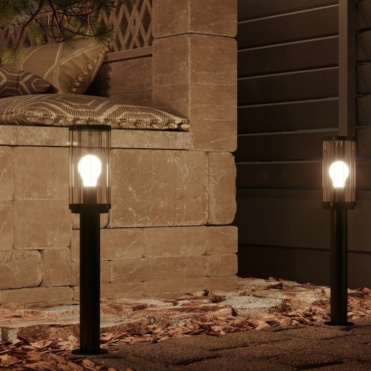 Светильник садово-парковый НТУ 60 Вт (max) 1хE27 столб 170-240 В IP54 105х105х500 мм Vega Gauss