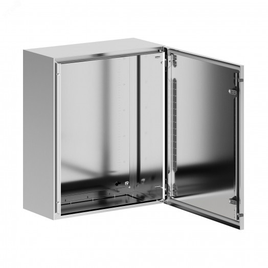 Корпус навесной STH с М/П, нержавеющая сталь AISI304, ВхШхГ 600x500x250 мм, с фланцем