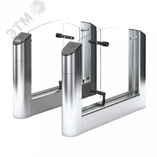 Турникет тумбовый Praktika T-04-СM-2R-660,         центральный элемент сшириной рохода 660мм и      встроенными считывателями EM-Marine