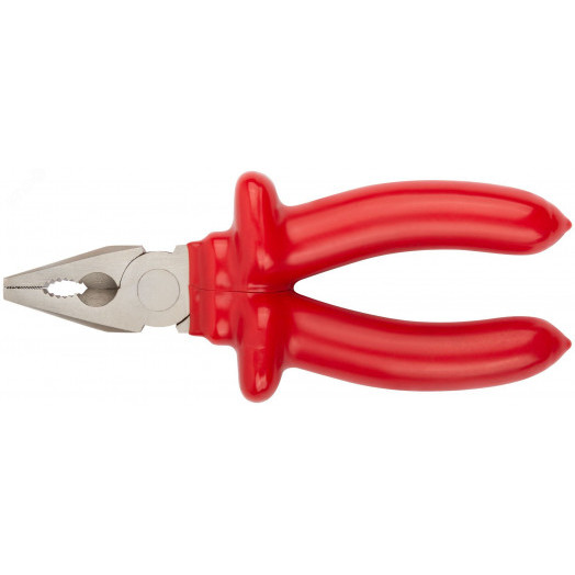 Плоскогубцы комбинированные ''Энергия'',1000 В, никелир.покрытие, 2-хслойные изолированные ручки 160 мм