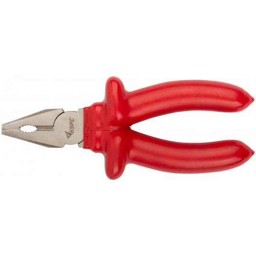 Плоскогубцы комбинированные ''Энергия'',1000 В, никелир.покрытие, 2-хслойные изолированные ручки 160 мм