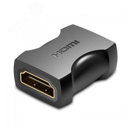 Адаптер переходник HDMI v2.0 19F на 19F, контакты позолоченные