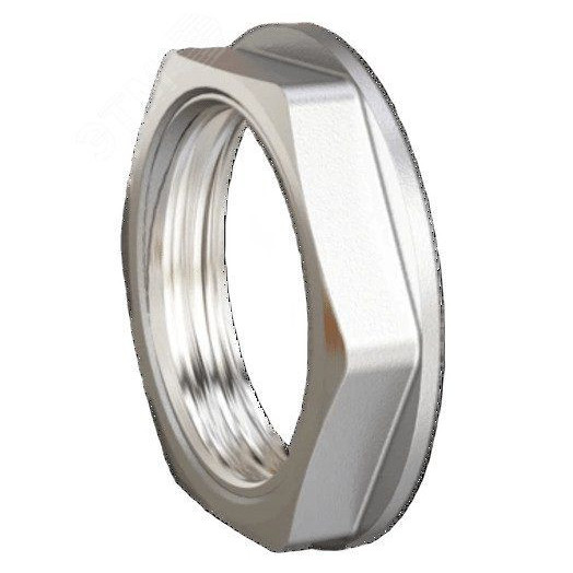 Контргайка 1' латунь никель