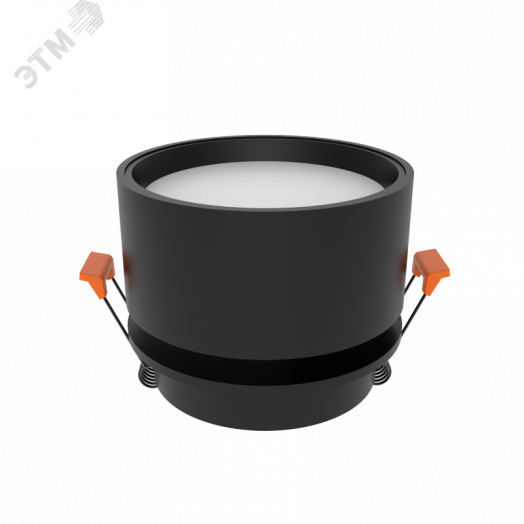 Светильник светодиодный ДВО-DL-Axel Opal 12Вт 3000K 120гр. черный