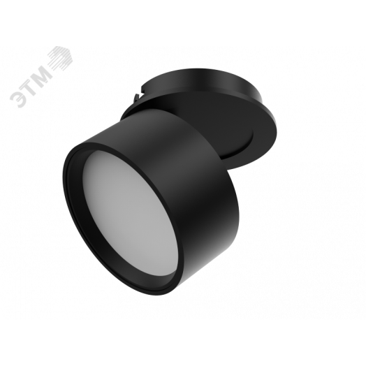 Светильник светодиодный ДВО-DL-Axel Opal 12Вт 3000K 120гр. черный