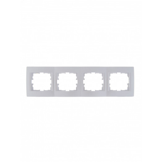 KARINA Рамка 4-ая горизонтальная б/вст жемчужно-белый перламутр (10шт/120шт)