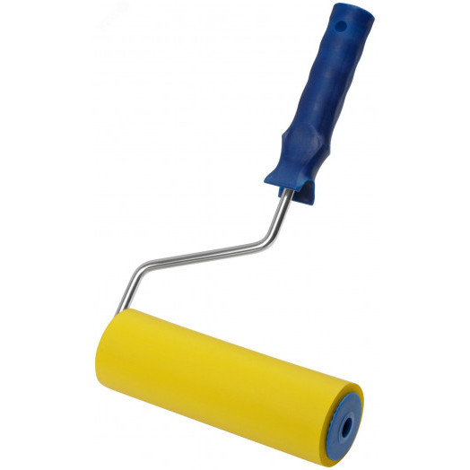 Валик прижимной для обоев резиновый, большой диаметр, Профи 180 мм