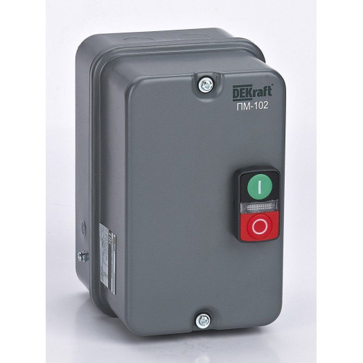 Пускатель электромагнитный 38А AC380/400В 50/60Гц в металлической оболочке