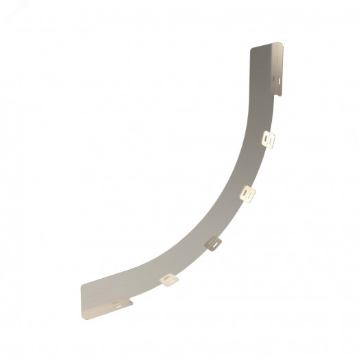 Перегородка SEP для вертикального внутреннего угла 90° H200, R600, цинк-ламель, в комплекте с крепежными элементами необходимыми для монтажа